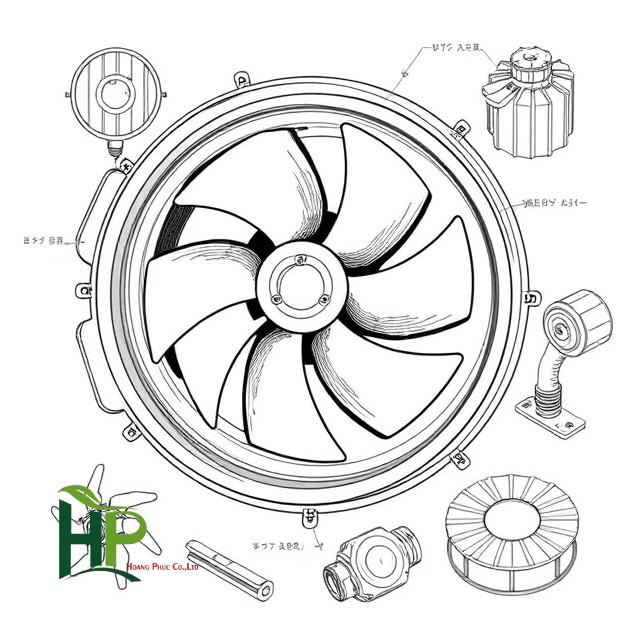 Linh Kiện Máy Làm Mát - Quạt Hút
